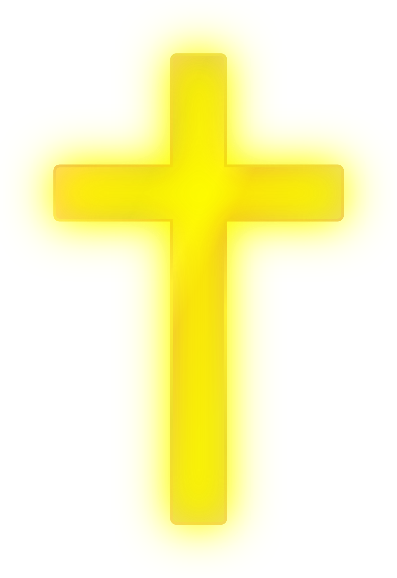 Clipart - Gold Glowing Cross (1697x2400)