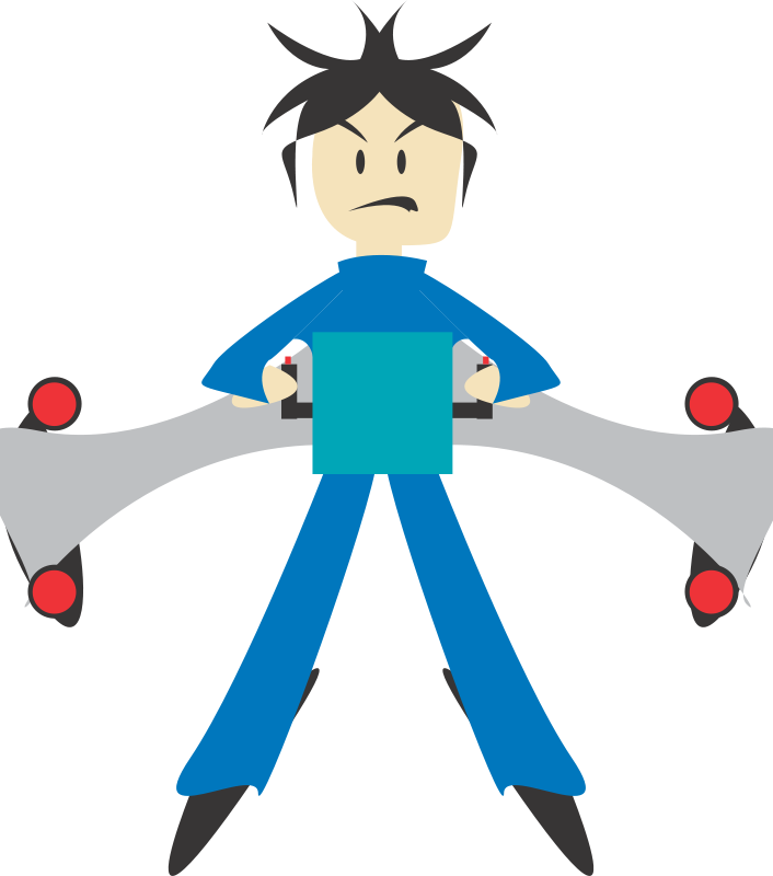 Free Plane Free Man With Jet Pack - Man On A Jetpack Clipart (706x800)