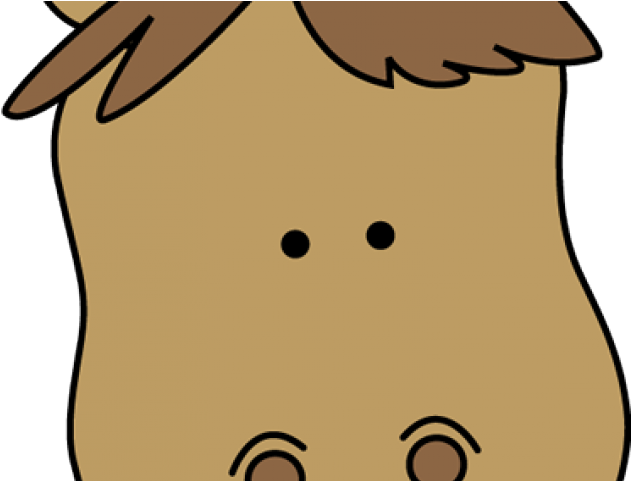 Cute Horse Clipart - Horse Head Clipart Png (640x480)