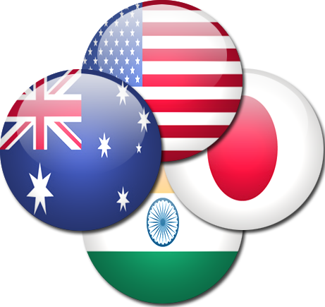 Australia Wants To Join India, Us And Japan In Naval - India Japan Usa Australia (461x435)
