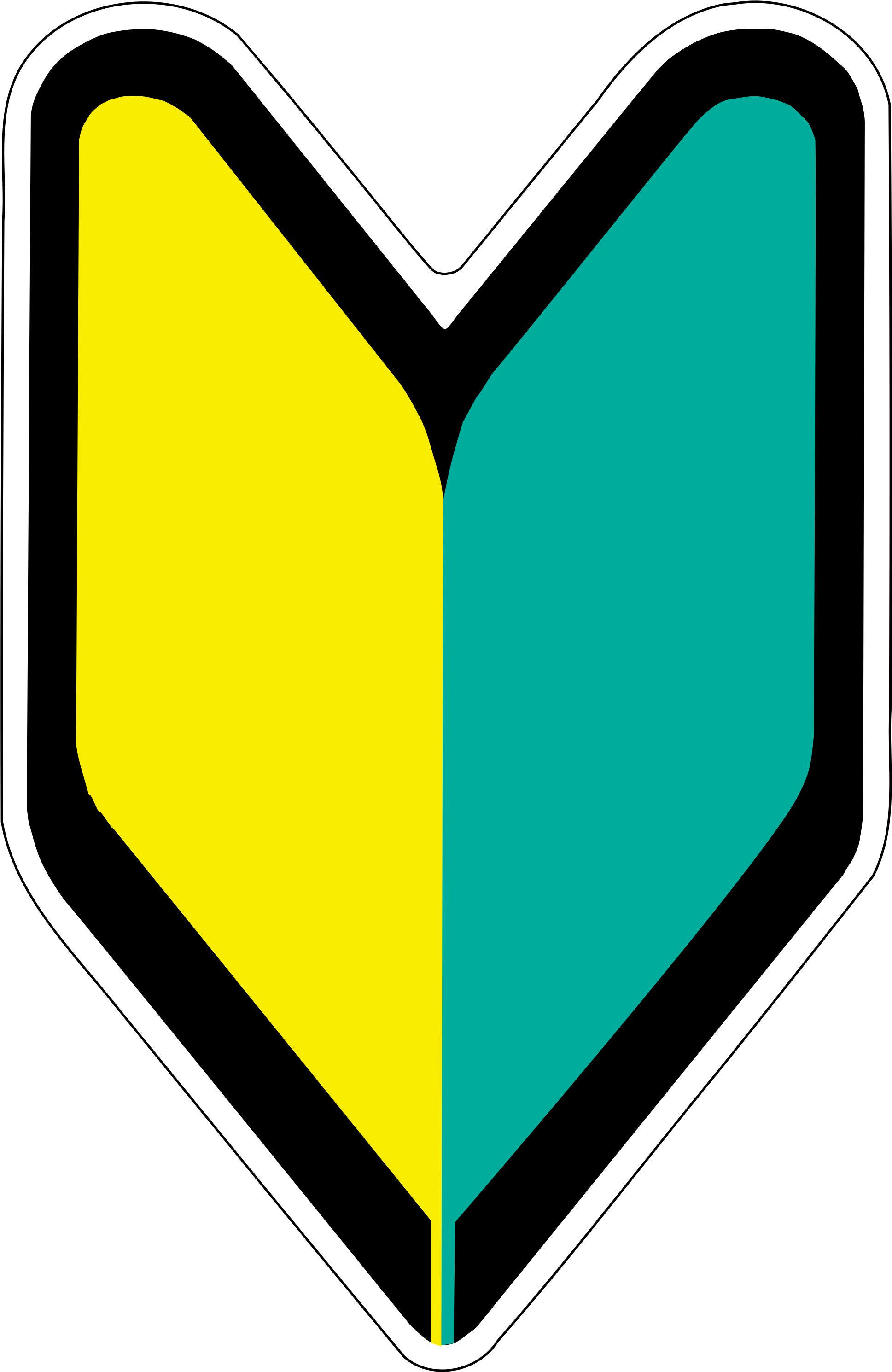 Shoshinsha Mark - Japan New Driver Sticker (2000x3042)