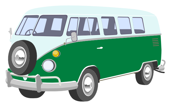 Green Bus Clipart Clip Art At Clker Com Vector Online - Leuke Gefeliciteerd 18 Jaar (600x376)