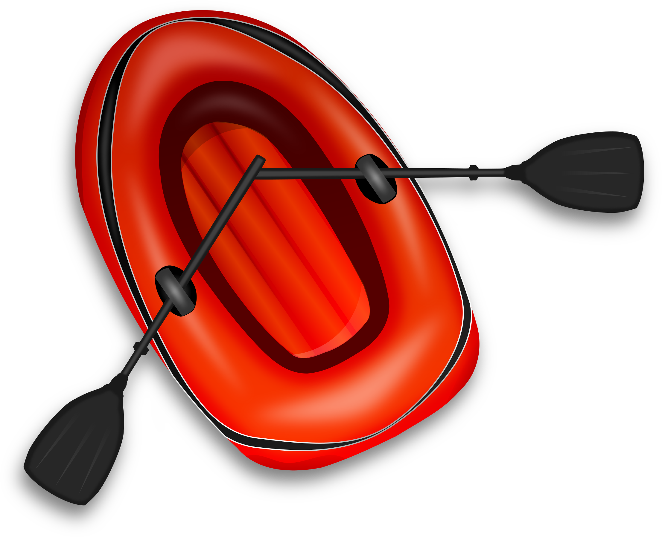 Boat Cartoon Clipart - Rubberboot Png (2400x1995)