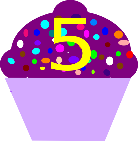 Cupcake-purple-hi Ornament (round) (588x598)