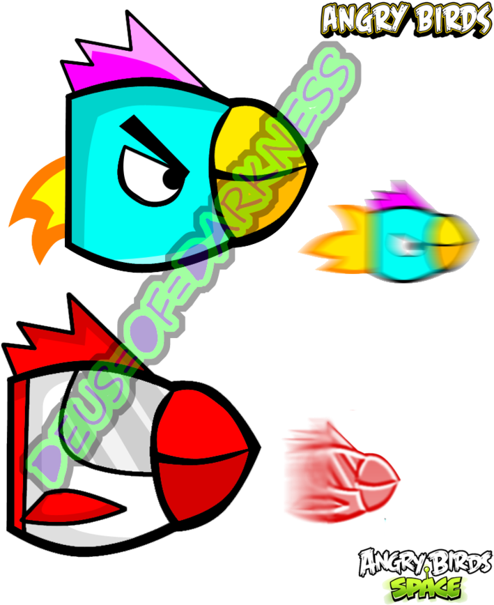 Missile Clipart Pixel - Angry Birds Magnetic Playset (894x894)