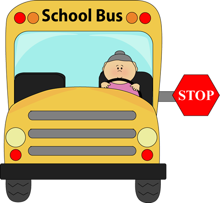 Yellow School Bus For Guided Drawing Lesson - Bus Driver Thank You Card (450x414)