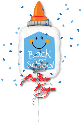 Welcome Back To School Glue - 33" Foil Shape Balloon Back To School Glue - Mylar (500x500)