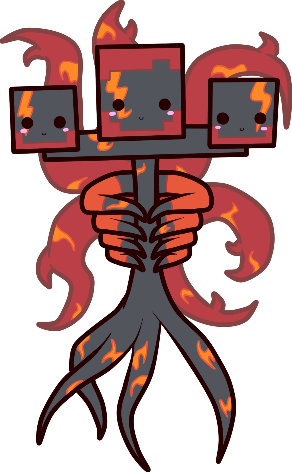 Chibi Dripping Lava By Babywitherboo - Drawing (1024x1657)