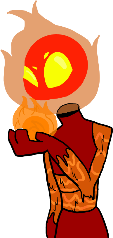 Lava Kid By P0ssum-boy - Cartoon (542x845)