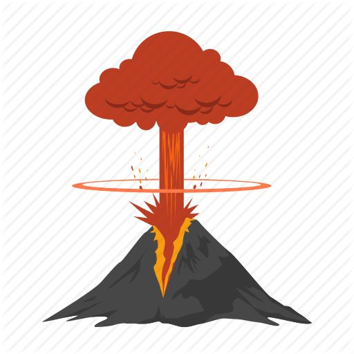 Volcano Png Clipart - Portable Network Graphics (512x512)