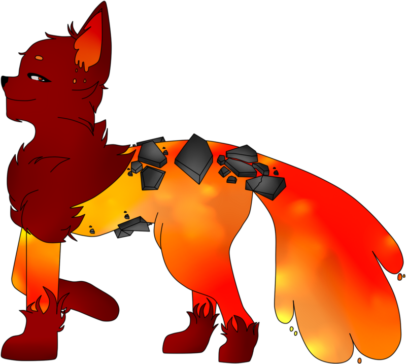 Lava Fox By Annielopez101 - Art (1024x768)