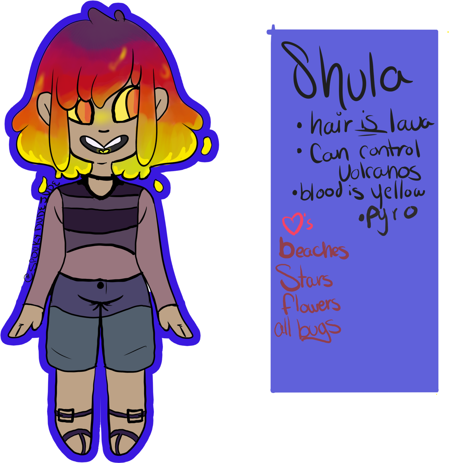 Shula The Lava Planet By Spookydudejude Shula The Lava - Lava Planet (1600x1600)