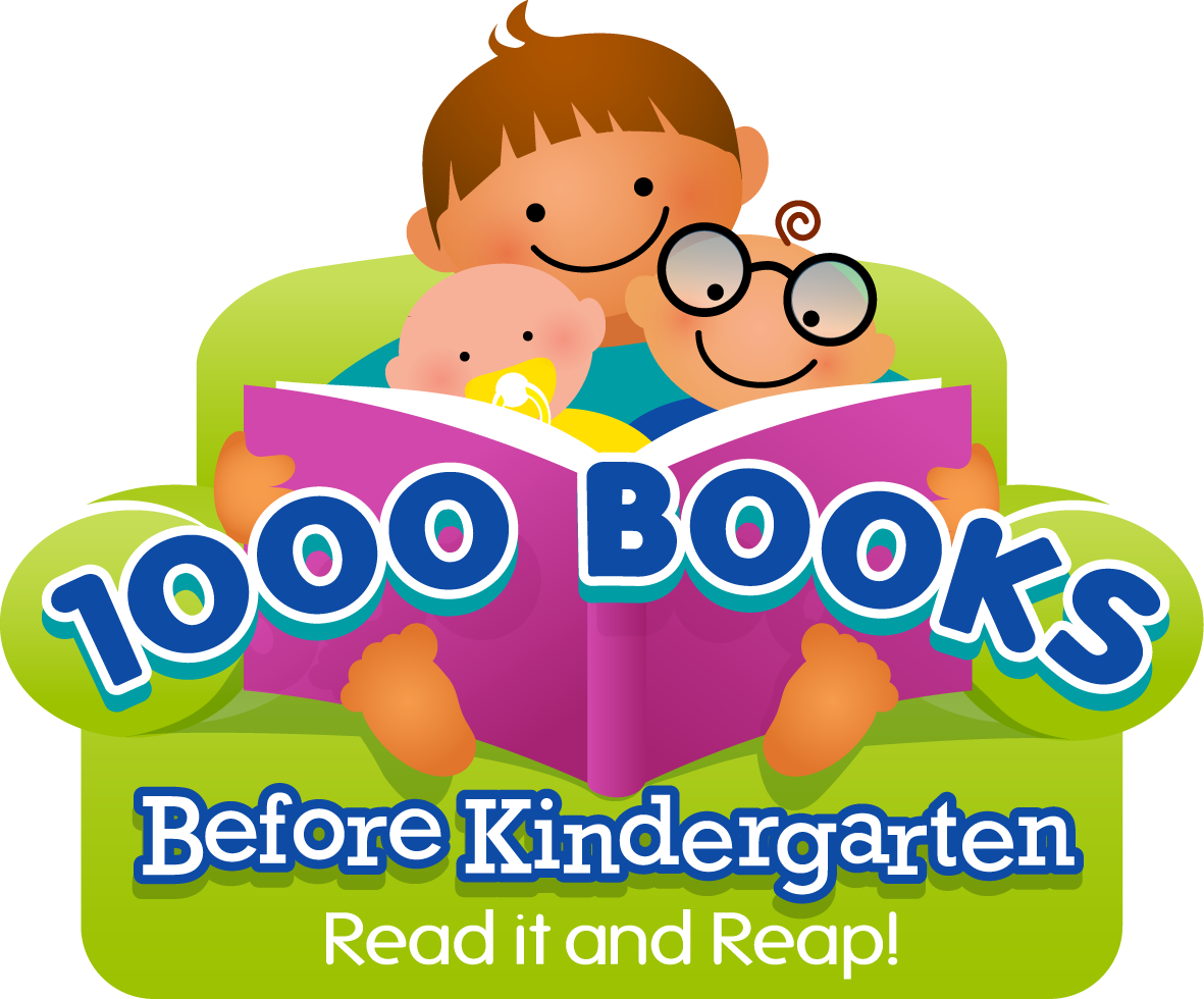 Read 1000 Books Before Kindergarten - 1000 Books Before Kindergarten Logo (1181x980)