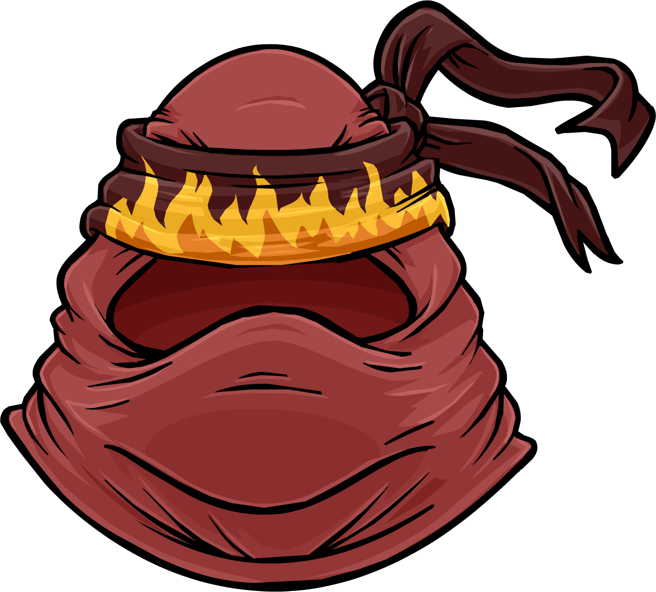 Lava Mask - Club Penguin Card Jitsu Fire (1305x1178)