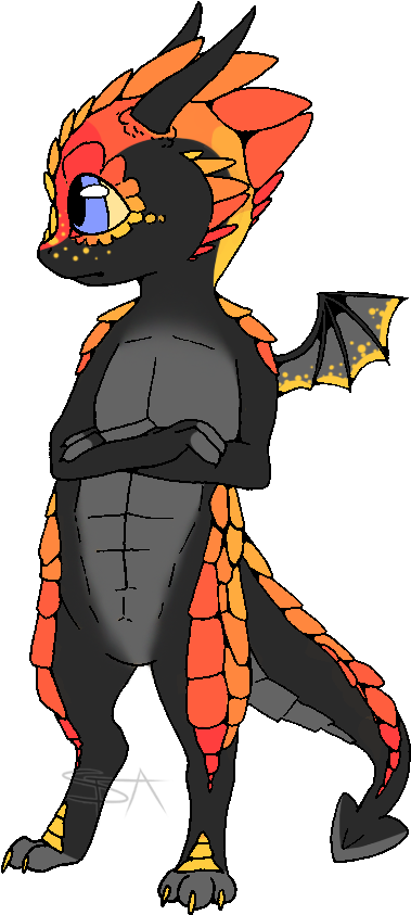 Chibi Anthro - Chibi Anthro Dragon (576x867)