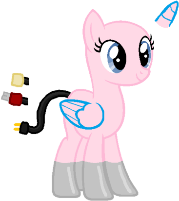 Lava Lamp Mare Base By Thatgeekytoonbubbles - My Little Pony Pegasus Ponies (400x454)