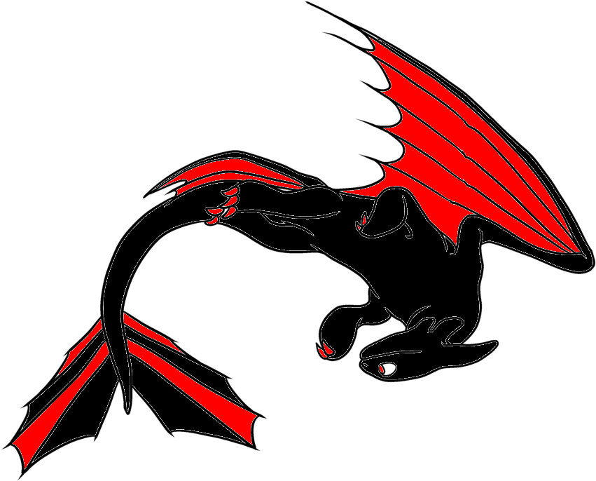 Night Fury Black Lava By Mysterie2001 - Illustration (1024x724)