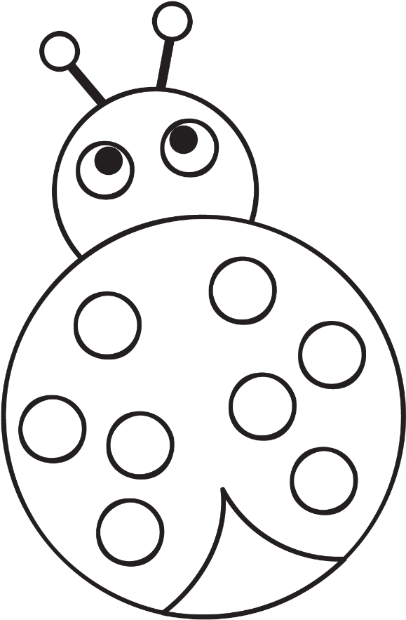 Joaninha - Minus - Moldes De Joaninha Para Colorir (595x900)