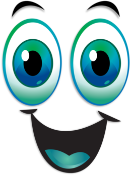 Each Of These Affects Is Associated With Typical Facial - Happy Eyes Cartoon (335x400)