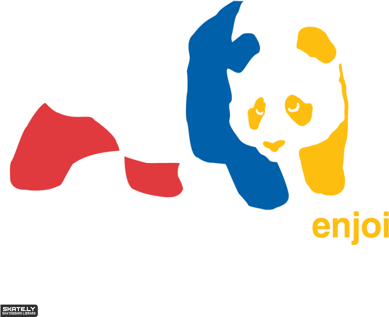 Company Logos Clipart Skateboard - Enjoi Panda (800x800)