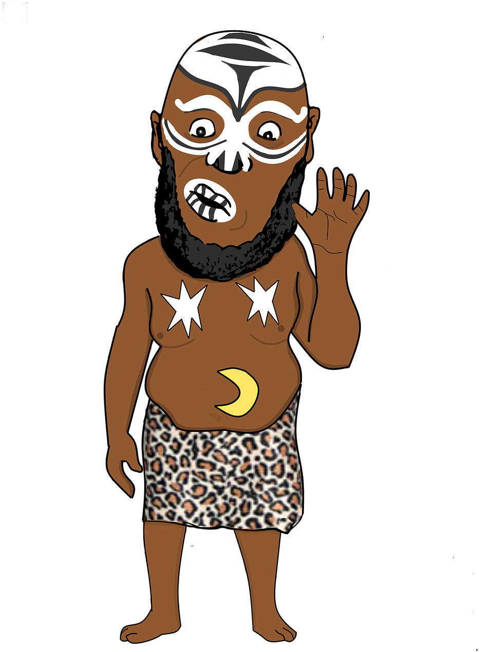 Wrestling Caricatures - Kamala (979x1348)