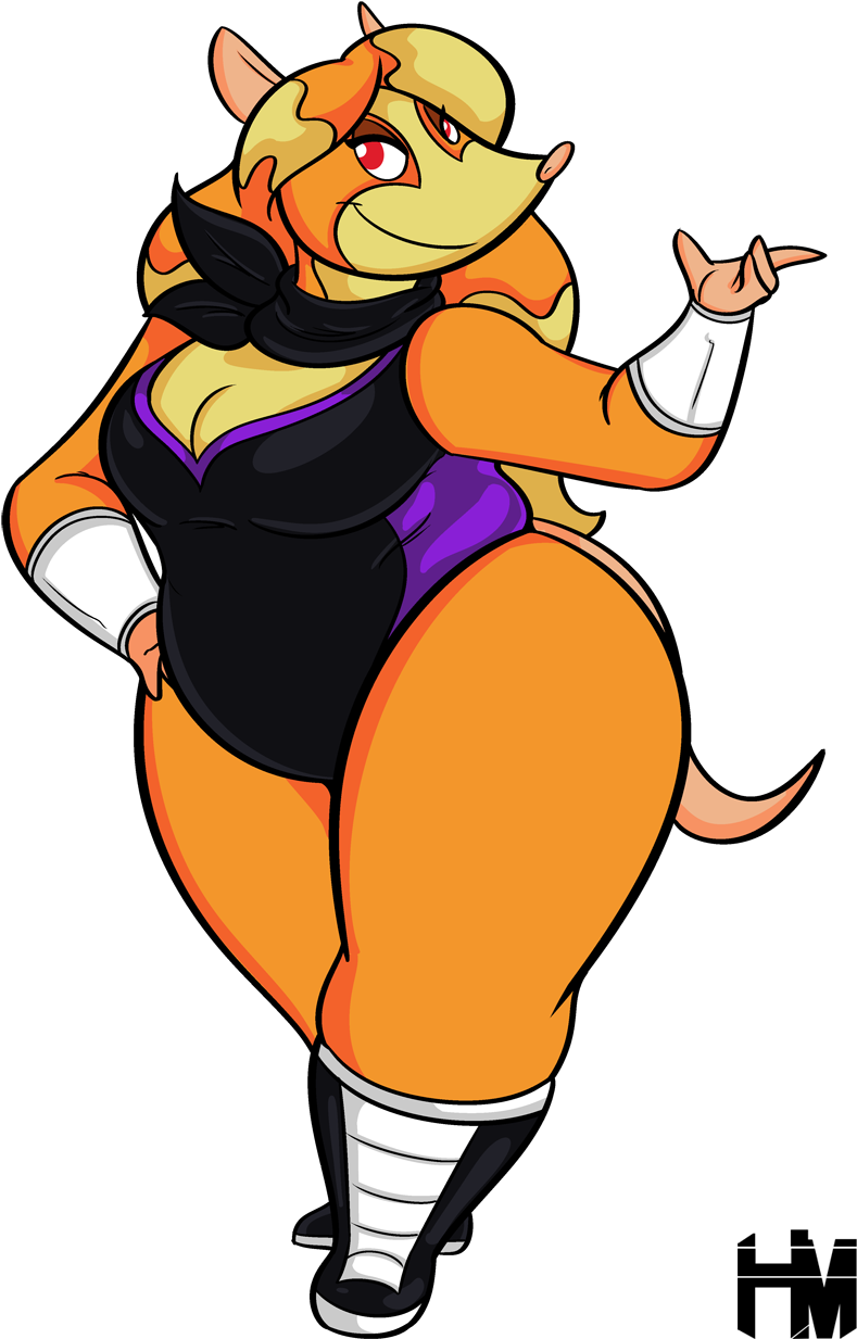 Reggie's Wrestling Gear By Hm-studios - Cartoon (873x1280)