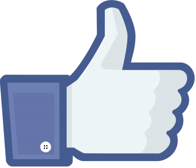 Hands Facebook Logo Like Share Png Png Images - Thumbs Up Facebook Emoji (400x342)