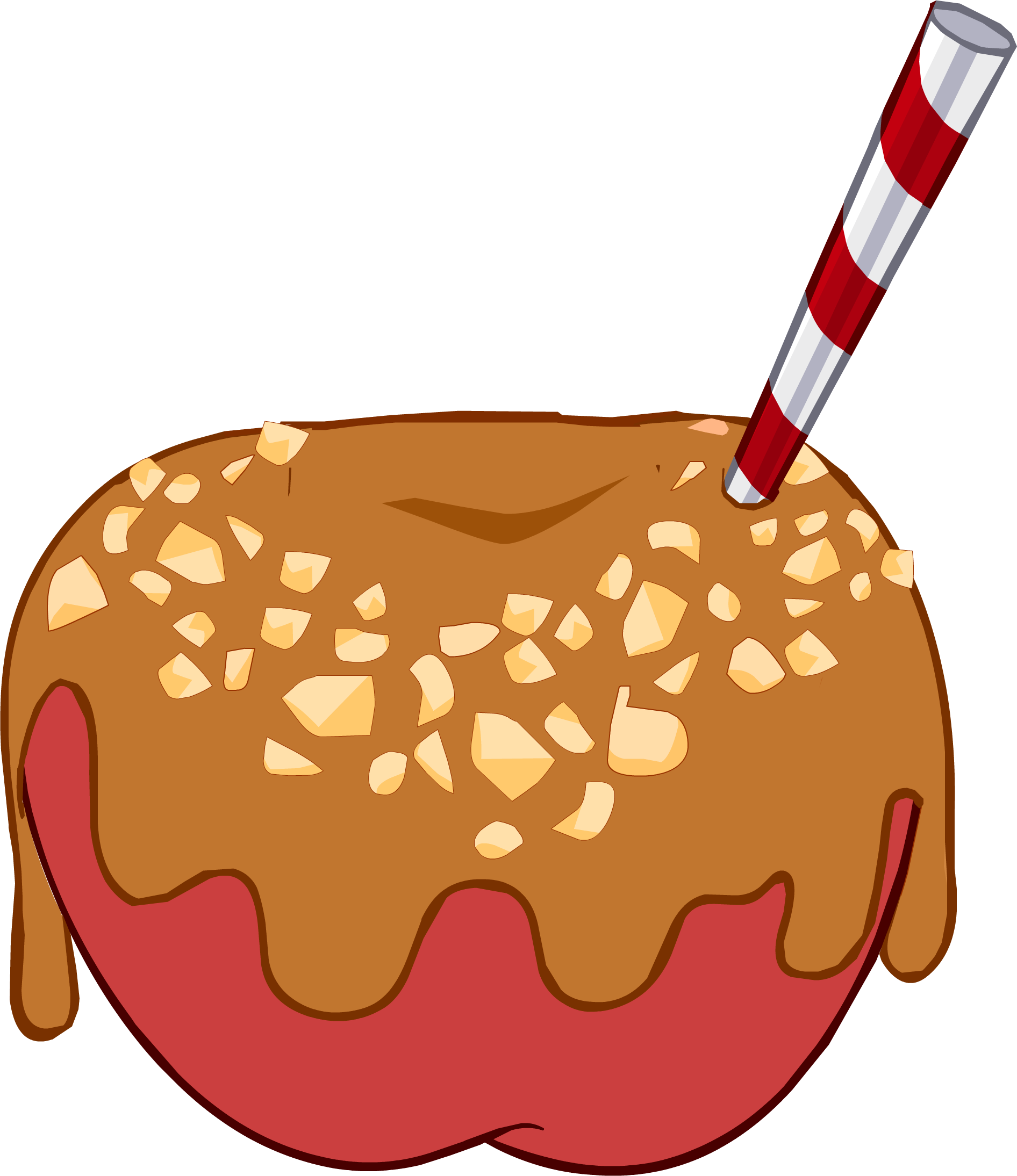 Caramel Apple Costume Icon - Club Penguin Orange Costume (1892x2189)