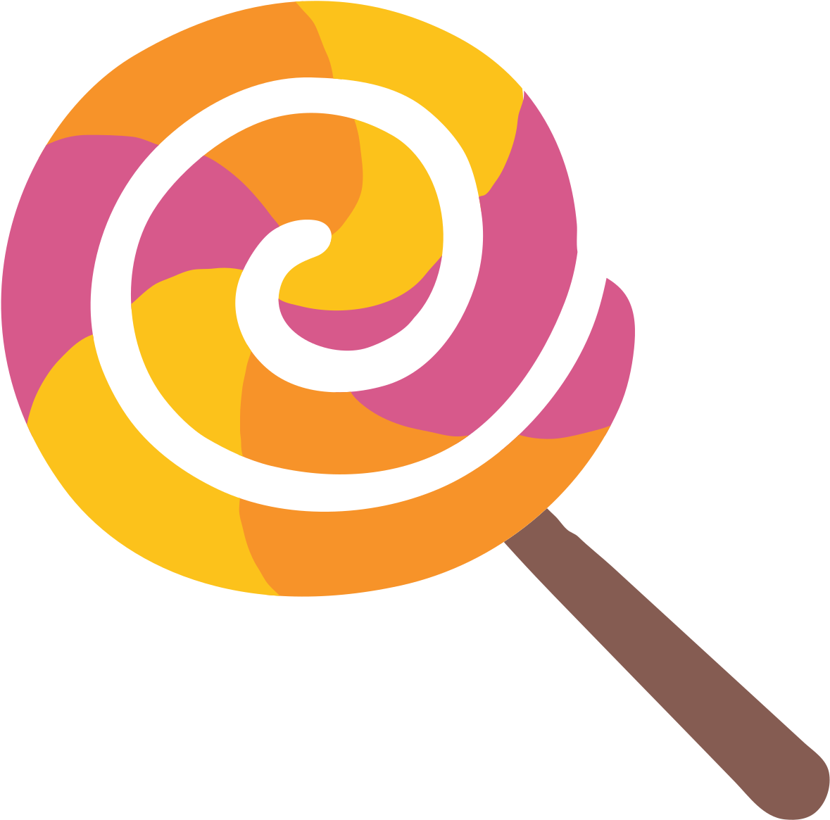 File - Emoji U1f36d - Svg - Lollipop Emoji Png (2000x2000)