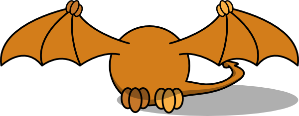 Cartoon Pterodactyl (600x234)