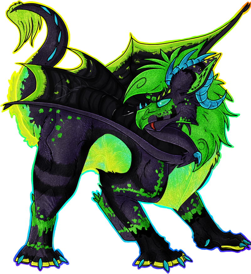 The Dragon And The Littel Emo Girl By Lepunkz1986 On - Nuclear Dragon (800x875)