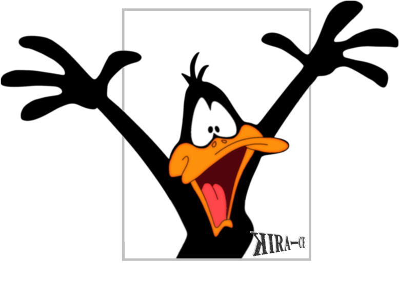 Patolino By Kiraiceyangz - Daffy Duck Screaming (1095x730)
