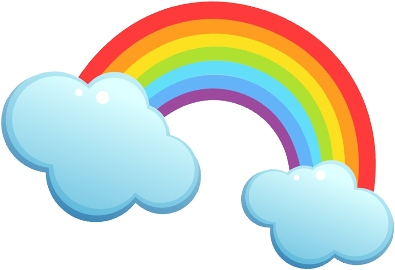 Rainbow-cloud - Arc En Ciel Chaine Tv (803x538)