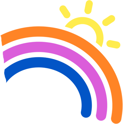 Rainbow - Rainbow Kids Png (421x424)