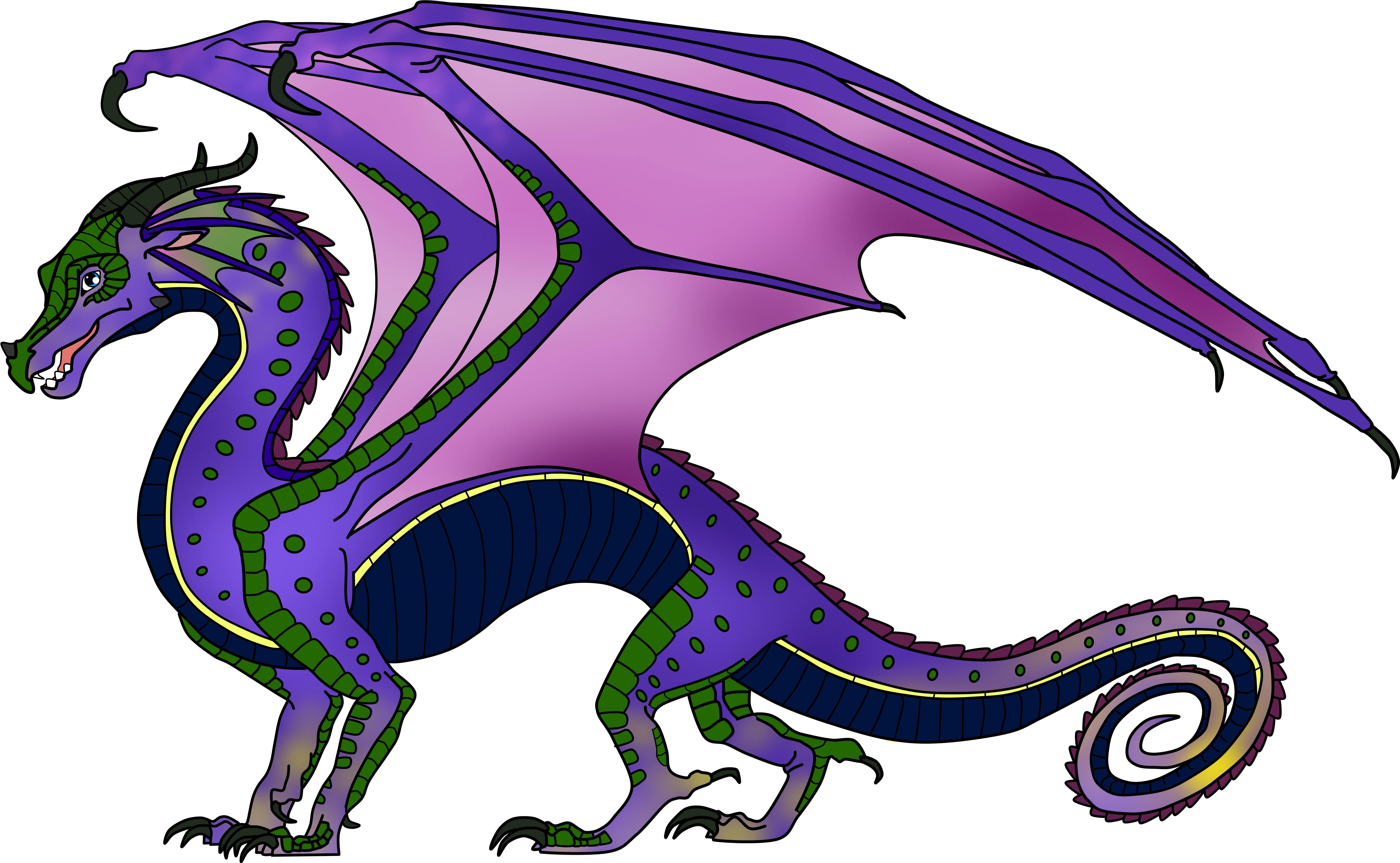 Rainwing For Bravery4 By Lunarnightmares981 Rainwing - Wings Of Fire Dragons (7000x4459)