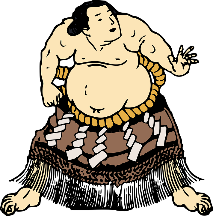 Raw Wrestling Cliparts 1, Buy Clip Art - Sumo Png (711x720)