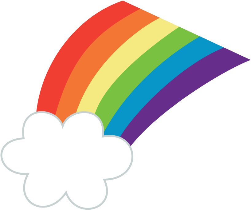 Little Rainbow-trail Vector By Angelkitty17 - Little Rainbow-trail Vector By Angelkitty17 (864x752)