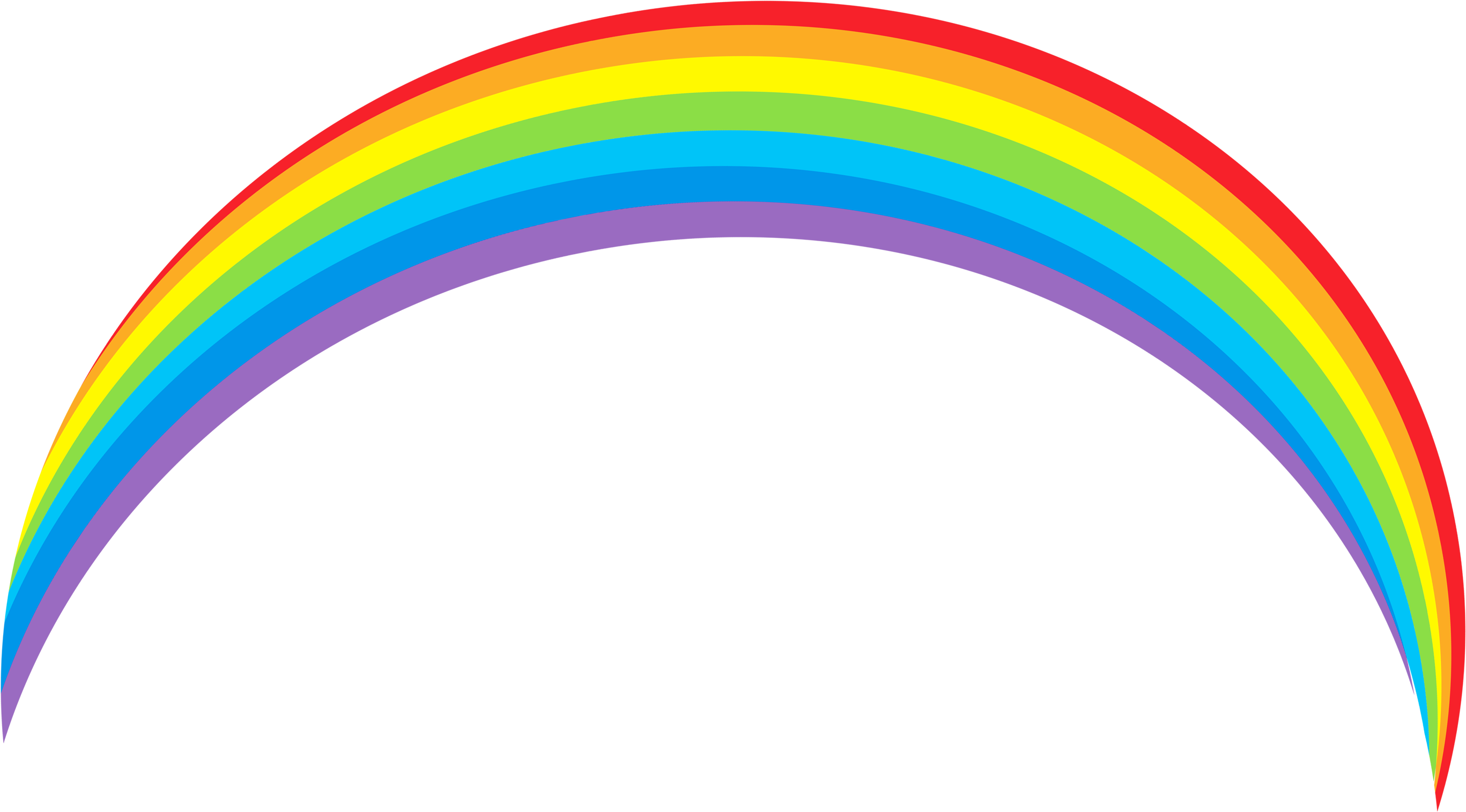 Rainbow Transparent Free Png - Circle (3000x1789)