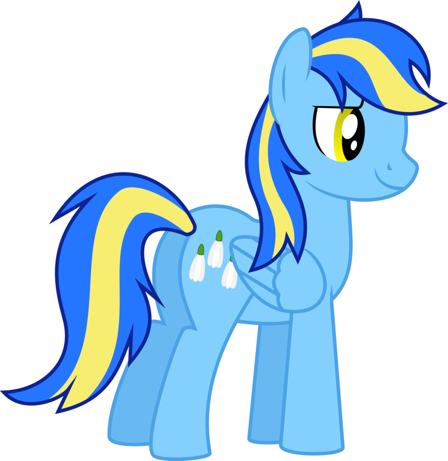 Spring Rain- Kiriban Winner By Blueblitzie - Mlp Rainbow Dash Vector (881x907)