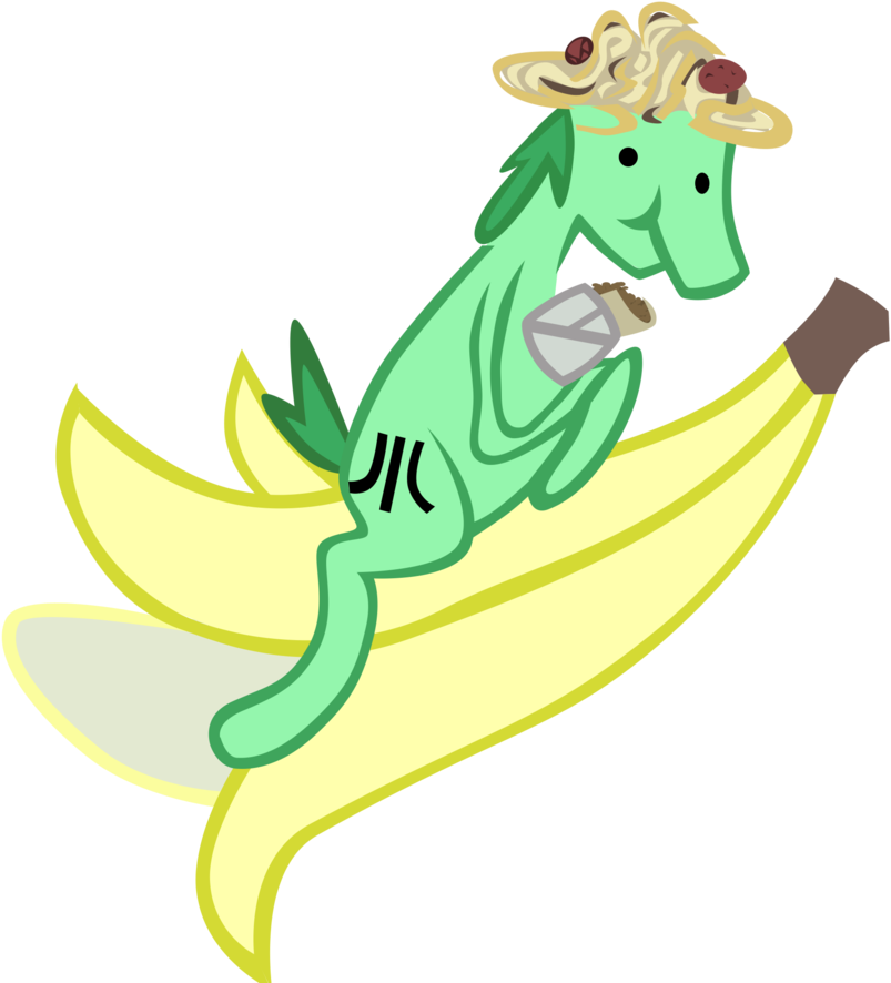 Banana-flying Esplin By Darkplague55 - Cartoon (894x894)