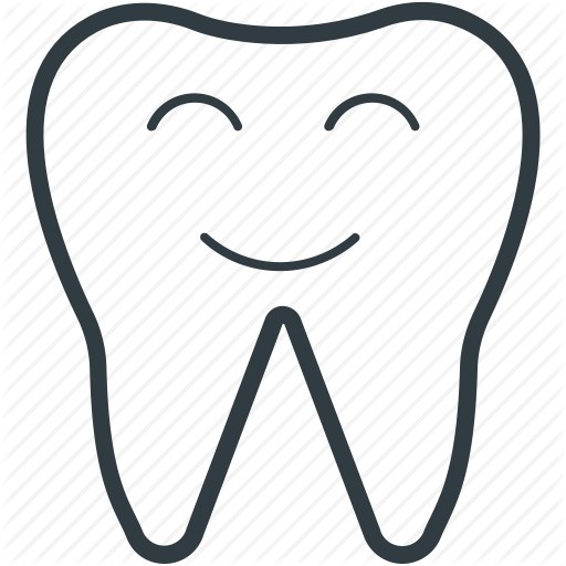 Cartoon Teeth, Dental Care, Dental Health, Healthy - Cartoon Teeth (512x512)