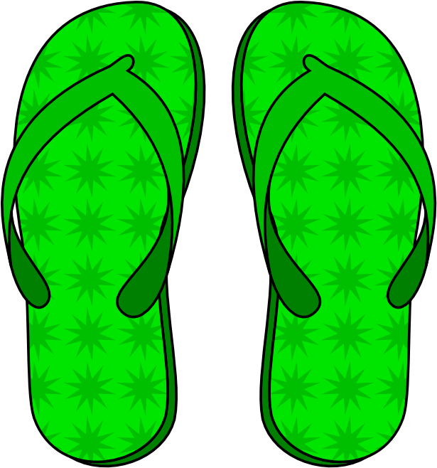 Publicat De Eu Ciresica La - 1 4 Sheet Colorful Summer Flip Flops Birthday Edible (618x679)