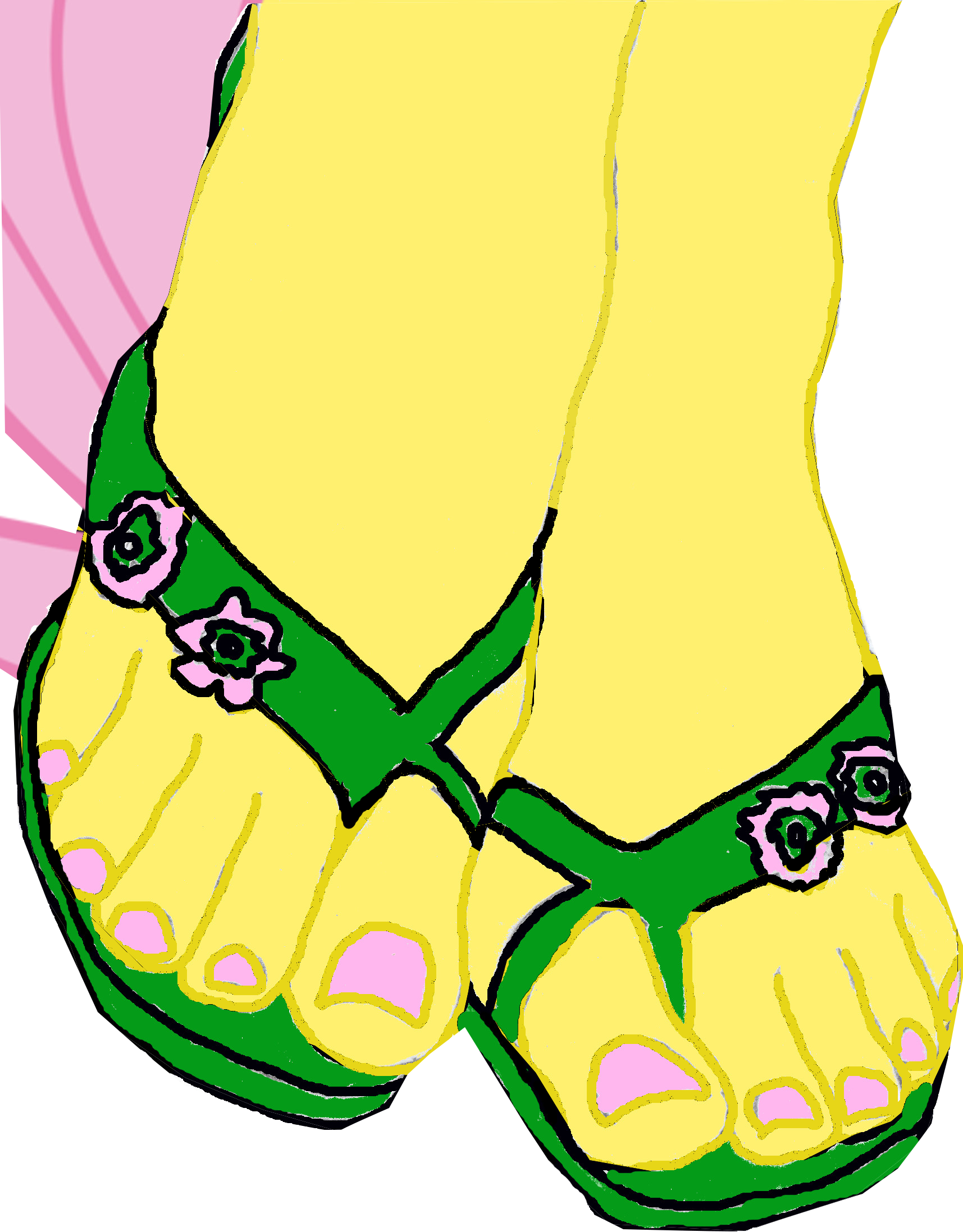 Fluttershy Feet Vector By Troyjr24 Fluttershy Feet - Fluttershy (1715x2195)
