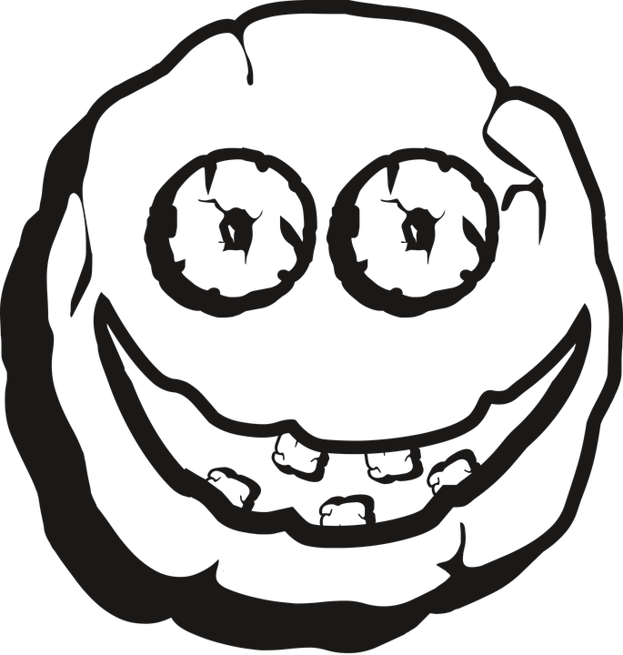 Smile Teeth Clipart 21, - Emotki Bez Tła (685x720)