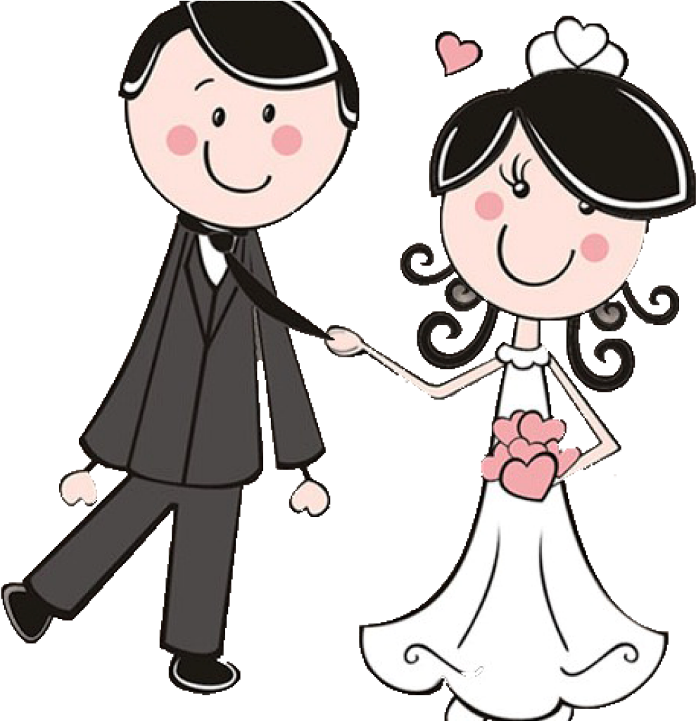 Bride Clipart Dibujos Clipart Digi Stamps Wedding Novios - Bride And Groom Clipart (1024x1024)