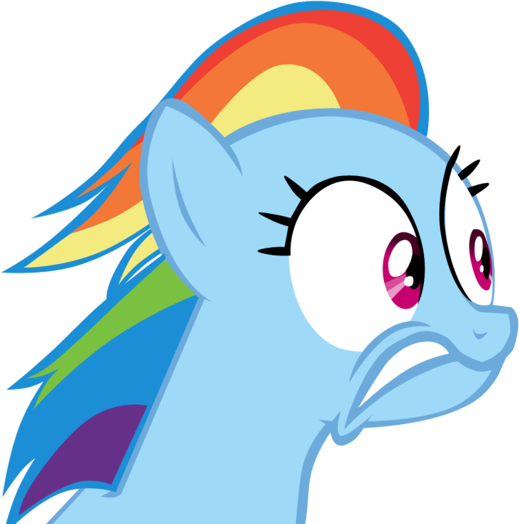 Rainbow Dash Looking Right By Takua770 - Rainbow Dash (900x857)