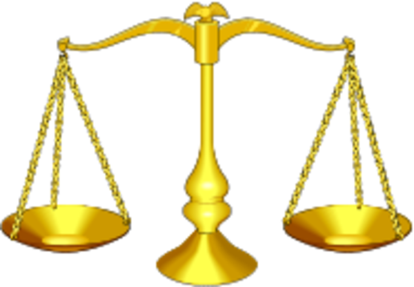 Scale Clipart Gold - Checks And Balances Ancient Rome (600x416)