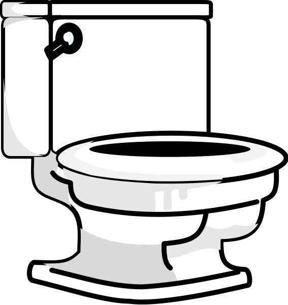 Bathroom 03 Png Images - Toilet Clipart (567x600)