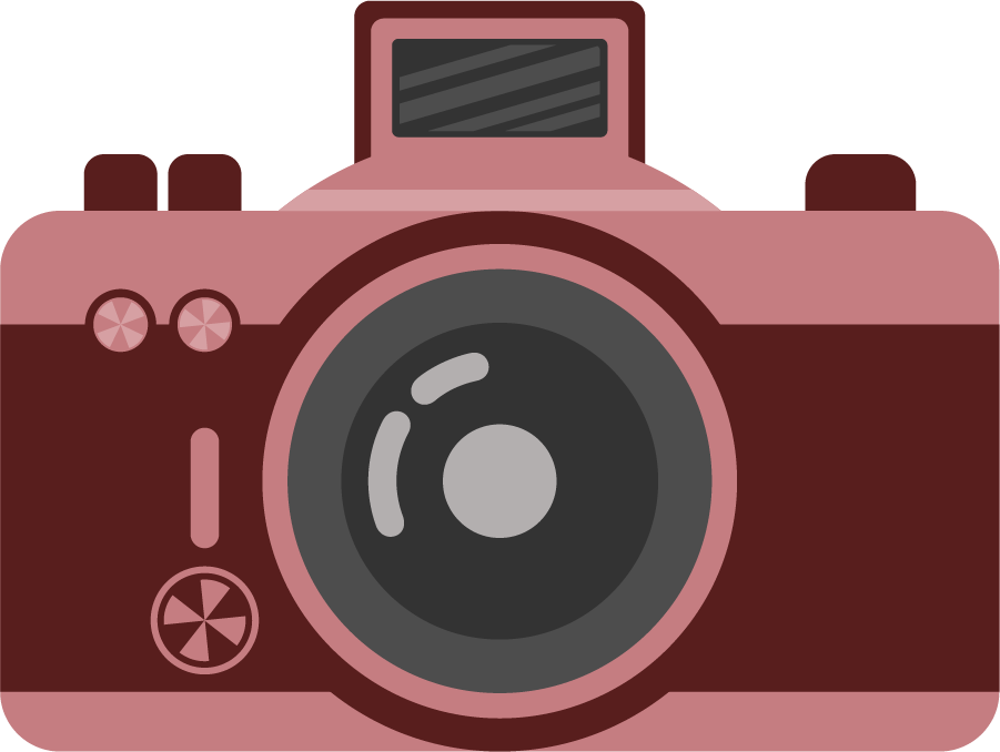 Retro Cartoon Camera - Png Camera Cartoon (901x678)