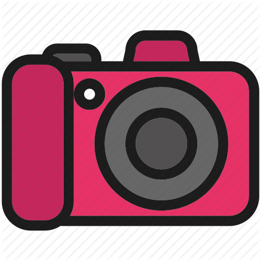 I Love Kawaii - Camera Pink Icon Png (512x512)